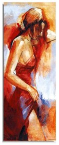 Πίνακας Καμβάς 265VGA1287 30x80cm Multi Wallity Κάθετοι Wood, Canvas