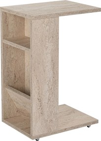 Βοηθητικό Τραπεζάκι Τραβερτίνη DRANA 30x40x63