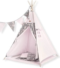 TeePee Tent - Meadow - Pink