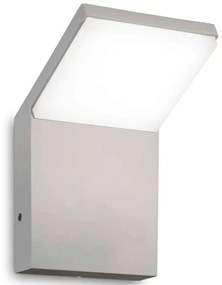 Φωτιστικό Τοίχου - Απλίκα Style 322643 10x10,4x16,4cm Led 1100lm 9W 4000K Grey Ideal Lux