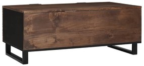 vidaXL Τραπεζάκι σαλονιού Καφέ και Μαύρο 100 x 54 x 40 εκ