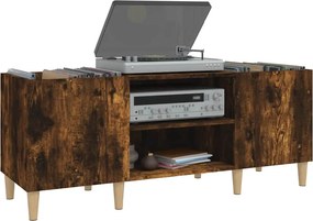 vidaXL Δισκοθήκη Καπνιστή Δρυς 121x38x48 εκ. από Επεξεργασμένο Ξύλο