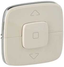 Πλακίδιο Διακόπτη Ρολών Μπεζ Valena Allure 755146 Legrand-755146-Μπεζ 755146