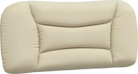 vidaXL Κρεβάτι με Στρώμα Hvar Κρεμ 80 x 200 εκ. Υφασμάτινο