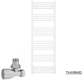 Thermo ALTO Θερμαινόμενη πετσετοκρεμάστρα από Mild Steel με υδραυλική λειτουργία, 150x50cm White