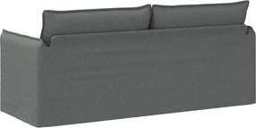 vidaXL Καναπές Σκούρο Γκρι