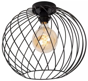 Φωτιστικό Οροφής Lucide 21128-40-30 DANZA Μαύρο Ματ (Black Mat)