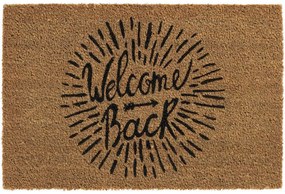 Πατάκι Εισόδου E-Coco 001 Welcome Back 40X60cm Beige-Black Sdim 40Χ60