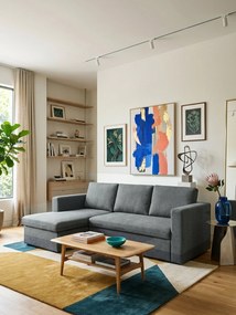 Γωνιακός καναπές Multi-Anthraki