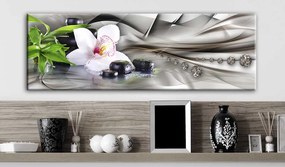 Πίνακας - Zen composition: bamboo, orchid and stones - 120x40