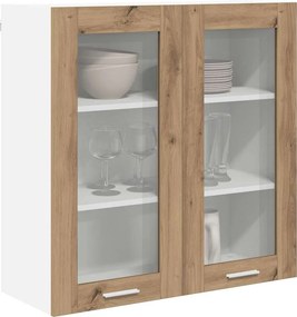 vidaXL Κρεμαστό ντουλάπι Artisan Oak 80 x 31 x 80 εκ.