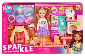 Σετ κούκλα με αξεσουάρ - 7018 - 917364