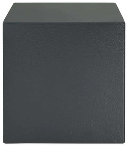 vidaXL Χρηματοκιβώτιο Σκοτεινό γκρίζο RAL7016 25 x 35 x 25 εκ Ατσάλι