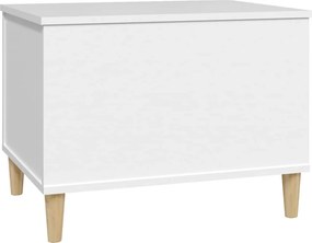 vidaXL Τραπεζάκι Σαλονιού Λευκό 60x44,5x45 εκ. από Επεξεργασμένο Ξύλο