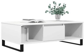 vidaXL Τραπεζάκι Σαλονιού Λευκό 104x60x35 εκ. από Επεξεργασμένο Ξύλο