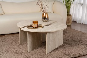 Coffee Table Moira - Travertine Travertine