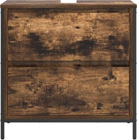 vidaXL Ντουλάπι νιπτήρα μπάνιου με συρτάρια 60x34,5x60 εκ.