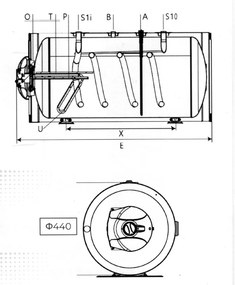 Ηλεκτρομπόιλερ Bartec Supreme 80L 3kW με 1 εναλλάκτη δαπέδου 78×44cm