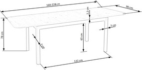 Επεκτεινόμενο τραπέζι Floriano-Leuko