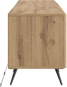 vidaXL Ντουλάπα LED Τηλεόρασης Artisan Δρυς Επεξεργασμένο Ξύλο