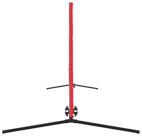 vidaXL Δίχτυ Τένις Μαύρο και κόκκινο 396 x 92 x 87 εκ. Πολυεστέρας