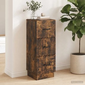vidaXL Ντουλάπι με Συρτάρια 33 x 34,5 x 87 εκ. Επεξεργασμένο Ξύλο