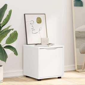 vidaXL Ντουλάπι Μπάνιου Λευκό 40,5 x 40 x 44 εκ Επεξεργασμένο ξύλο
