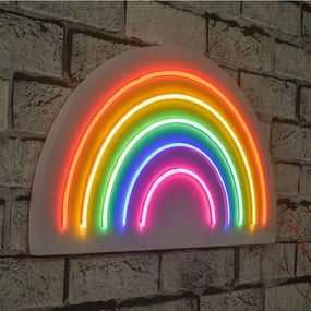 Διακοσμητικό Φωτιστικό Τοίχου Rainbow 395NGR1815 50x2x26cm Led 25,2W Multi Wallity