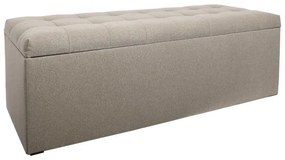 Ταμπουρέ με Αποθηκευτικό Χώρο 11 FL025 Fylliana Μπέζ 130x50x46 εκ. 130x50x46 εκ.