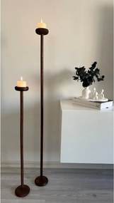Stewehome Σετ 2 τεμαχίων ξύλινα κηροπήγια 120x80 cm