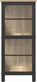 vidaXL Ράφι Βιβλίων Δρύς Sonoma 102 x 32 x 72,5 εκ. Επεξεργασμένο ξύλο