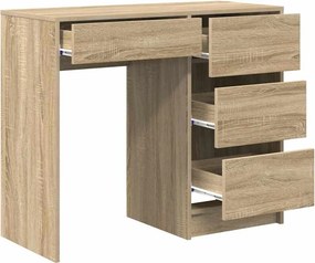 vidaXL Γραφείο Δρύς Sonoma Επεξεργασμένο Ξύλο 90 x 37.5 x 75 εκ