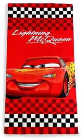 Πετσέτα Θαλάσσης Παιδική Quick Dry Disney Home Cars 21 Red DimCol Beach 70x140cm Microfiber