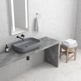 Karag LT 2143-PMDG 60x39 Grey Matt - Επιτραπέζιος νιπτήρας