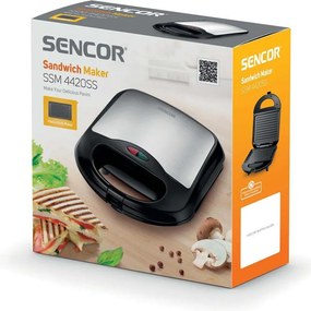Τοστιέρα Panini Sencor SSM 4420SS Ασημί