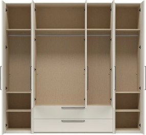 Ντουλάπα Cindel Πεντάφυλλη-Με καθρέπτη