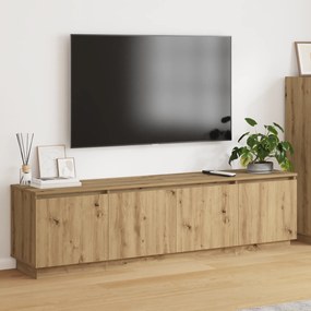 vidaXL ντουλάπι τηλεόρασης  με LED Artisan Oak 180x38x49 εκ. Επεξεργασμένο ξύλο