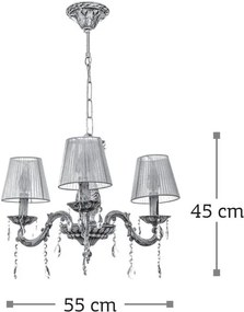 Φωτιστικό οροφής InLight 5304-3 3φωτο