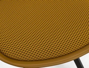 ΚΑΡΈΚΛΕΣ &amp; ΠΟΛΥΘΡΌΝΕΣ CHAIR PP WITH CUSHION YELLOW ATOM M4 HD0482