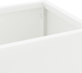 vidaXL Βάση Ομπρελών Λευκή Ξύλο Μεσαία Ορθογώνια Μινιμαλιστική Κομψή
