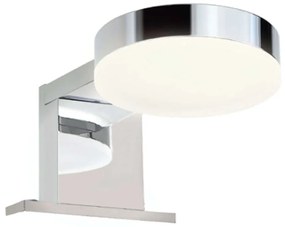 Φωτιστικό Τοίχου - Απλίκα Μπάνιου Lustro PN73LEDW8CH 5W Led 8x14,5x6,5cm Chrome Aca Metal