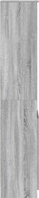 vidaXL Ντουλάπι Γκρι Sonoma 37,5x35x180 εκ. Επεξεργασμένο Ξύλο