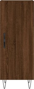 vidaXL Ντουλάπι Καφέ Δρυς 34,5 x 34 x 90 εκ. Επεξεργασμένο Ξύλο