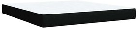 Κρεβάτι Boxspring με Στρώμα Μαύρο 180x200 εκ. Υφασμάτινο 3289830
