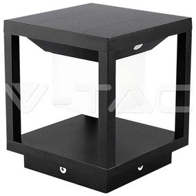 LED ηλιακό φωτιστικό κήπου 2W IP65 Θερμό λευκό 3000K με μαύρο VTAC-6805-Μαύρο 6805