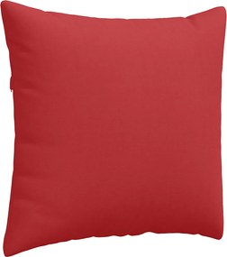 vidaXL Μαξιλάρι Καναπέ 2 pcs Κόκκινο 45 x 45 cm ύφασμα