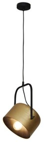 Φωτιστικό Οροφής Κρεμαστό Archie HL-3599-1S-C 21x120cm E27 60W Gold Homelighting Metal