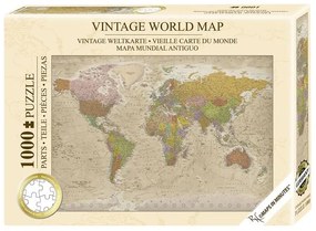 Παζλ Vintage World Map