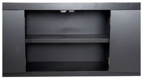 Τηλεόραση DKD Home Decor Μαύρο Πολύχρωμο Ξύλο Έλατο Ξύλο MDF 130 x 24 x 51 cm