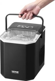 VEVOR Portable Countertop Ice Maker 26Lbs/24H Self-Cleaning with Scoop Basket